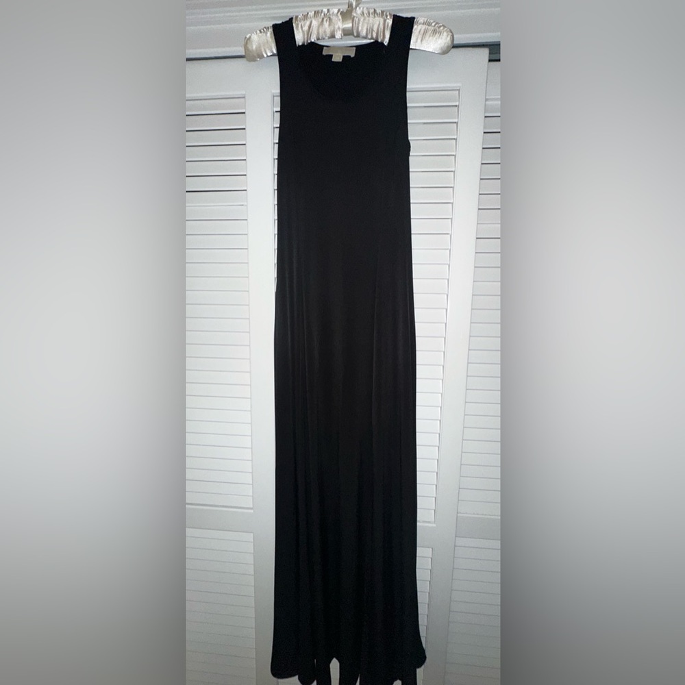 Michael Kors Elegant Black Maxi Dress